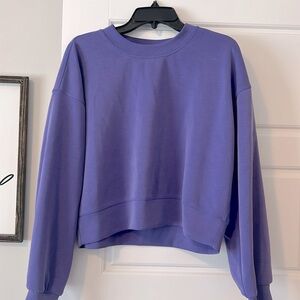 Lululemon softstreme cropped charged indigo